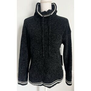 Rachel Zoe • NWT Black and White Cowl Neck Sweater